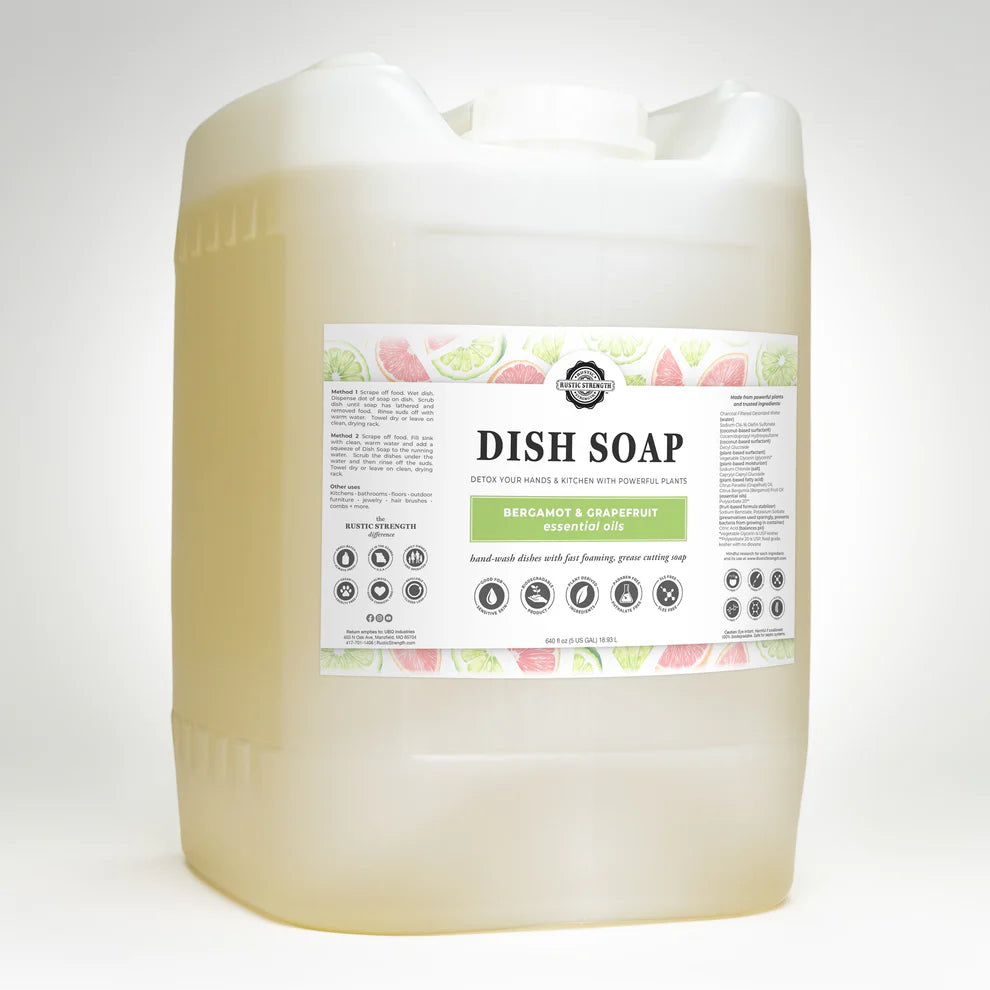 Rustic Strength - Grapefruit & Bergamot Dish Soap By The Ounce
