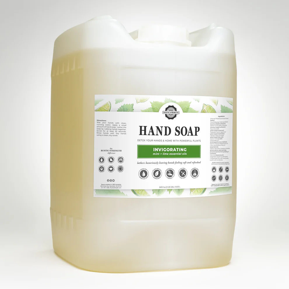 Rustic Strength - Invigorating Hand Soap By The Ounce