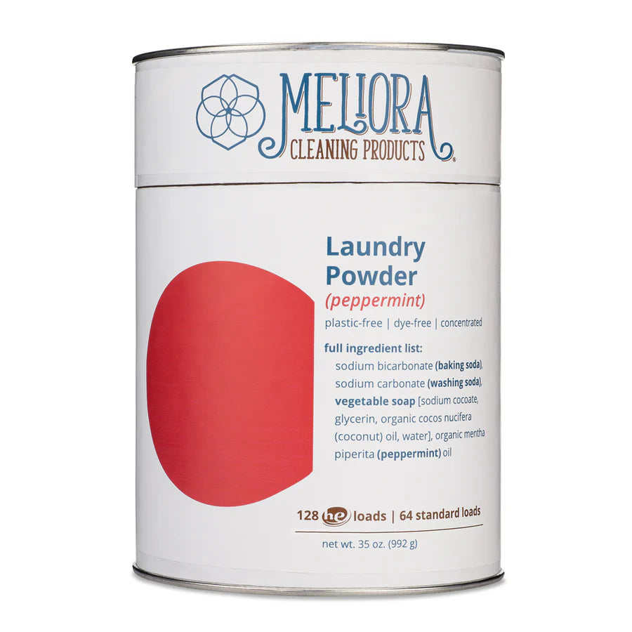 Meliora Laundry Powder - 35 oz can - Peppermint