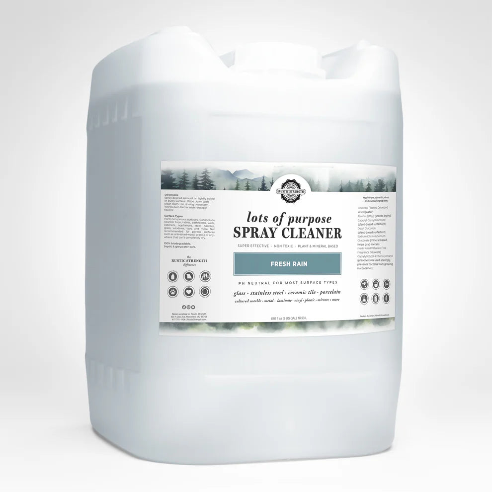 Rustic Strength - Lots of Purpose Spray Cleaner Fresh Rain By The Ounce