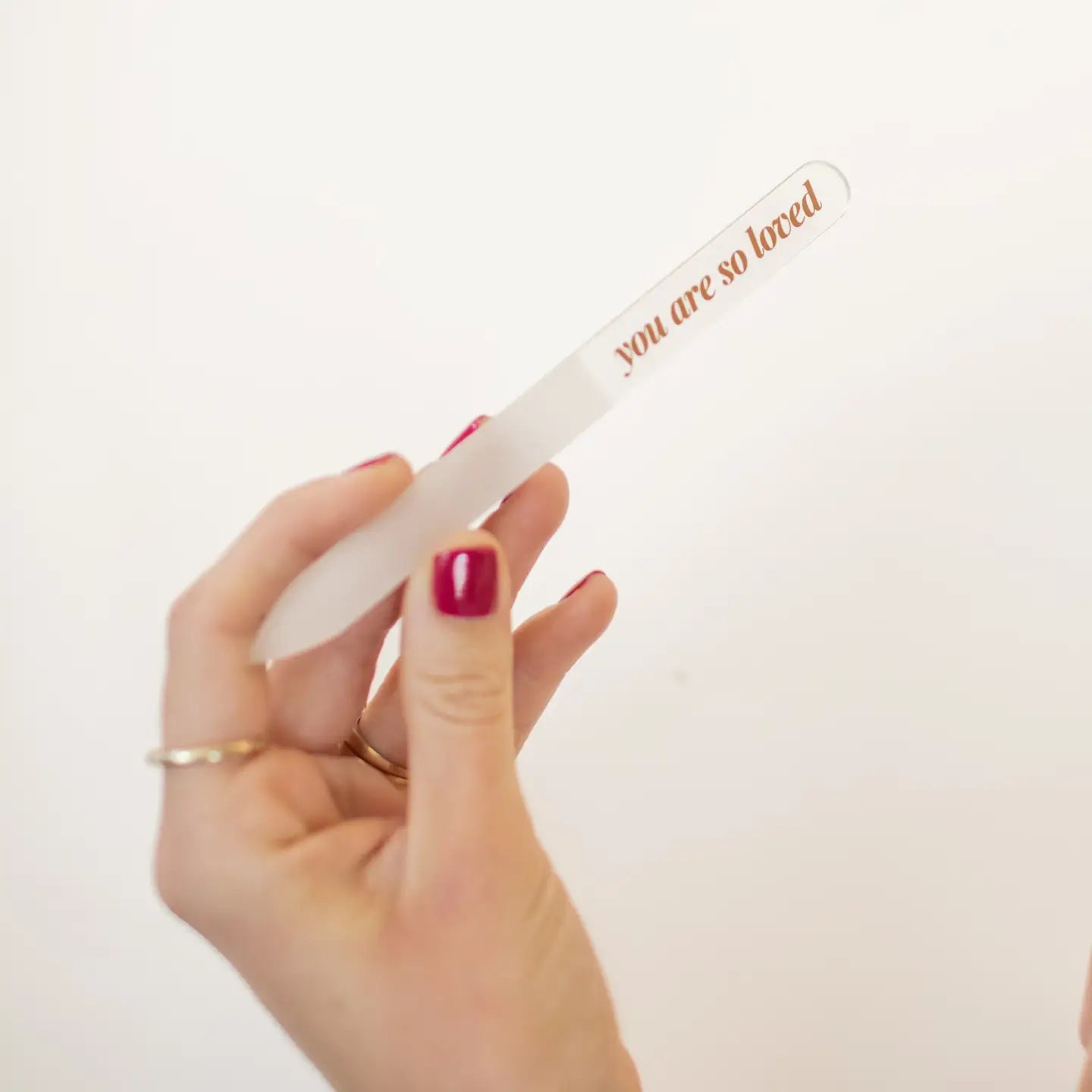 Reminder Glass Nail File - You Are So Loved