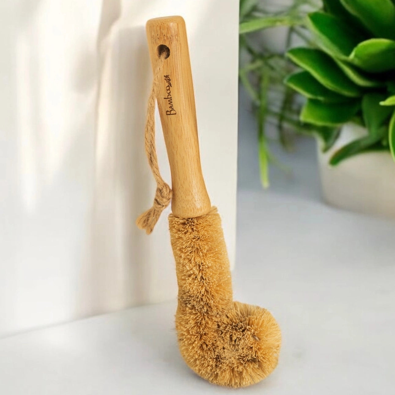 Bamboo Switch - Bamboo Bottle Cleaning Brush  - Straight Brush