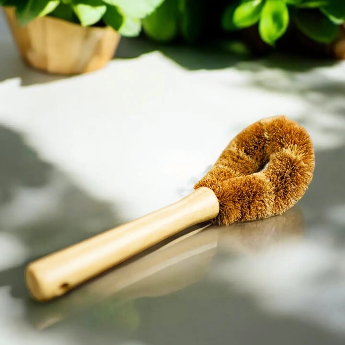 Bamboo Switch - Bamboo Drinkware Cleaning Brush  - Rounded Brush