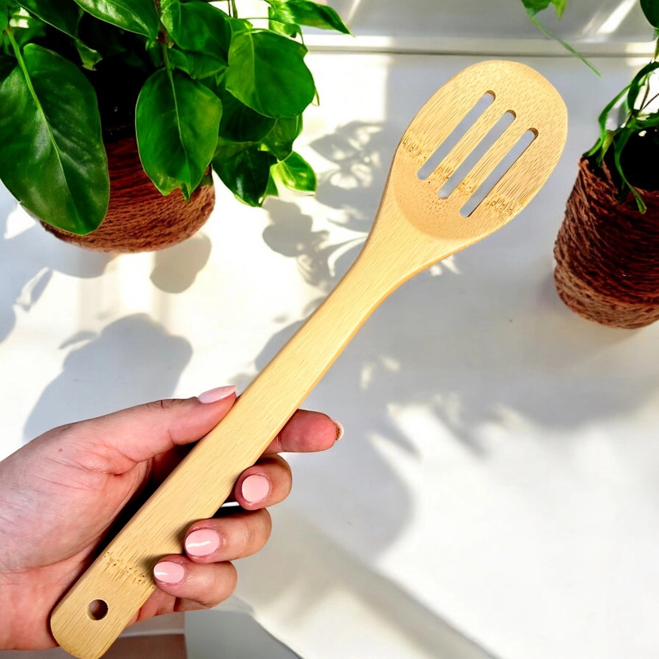 Bamboo Switch - Bamboo Slotted Spoon