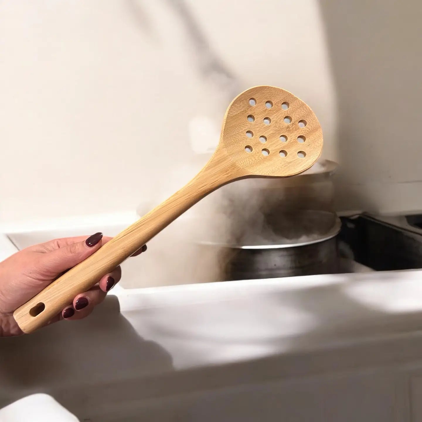 Bamboo Switch - Bamboo Straining Spoon