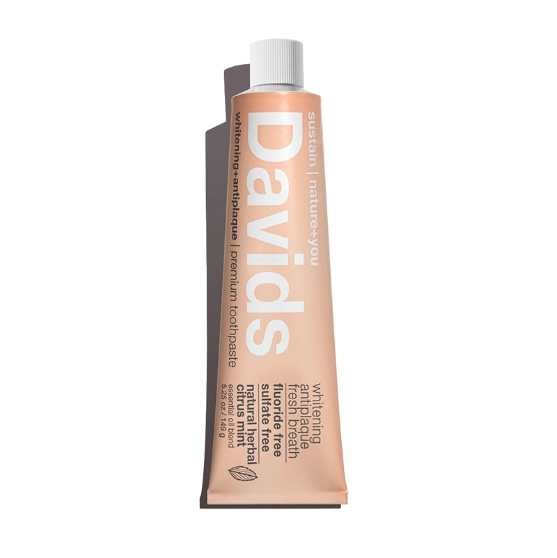 Davids Natural Toothpaste - herbal citrus peppermint