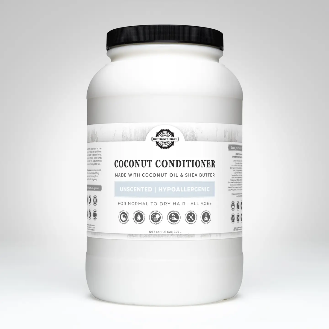 Rustic Strength - Unscented Coconut &amp; Shea Conditioner By The Ounce