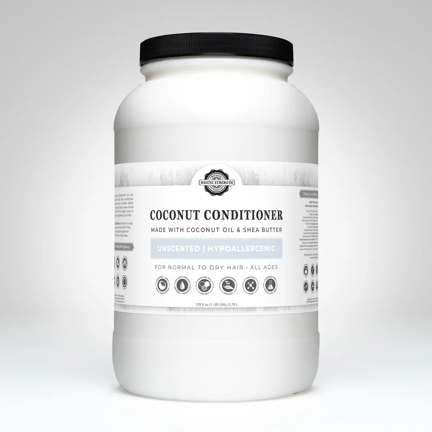 Rustic Strength - Unscented Coconut &amp; Shea Conditioner By The Ounce