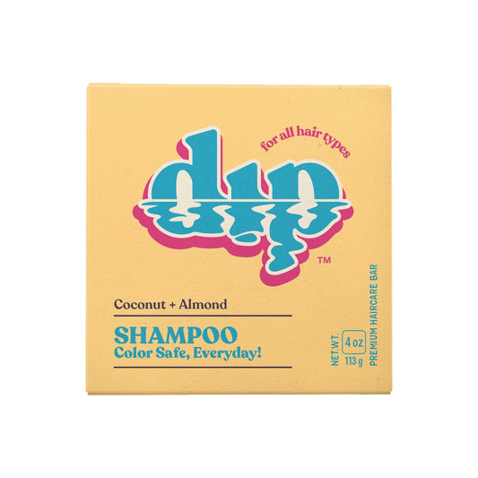 Dip - Color Safe Shampoo Bar for Every Day - Coconut & Almond - 4 oz