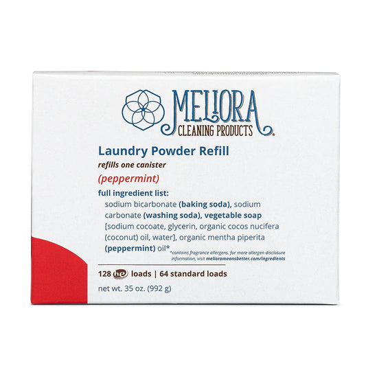 Meliora Laundry Powder - Peppermint 35oz box