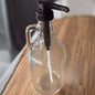 1/2 gallon Amber glass pump jug