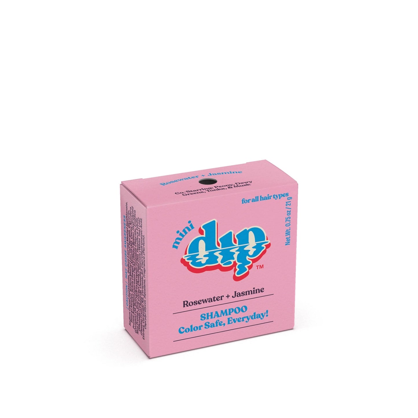 Dip - Mini Dip Color Safe Shampoo Bar for Every Day - Rosewater & - 0.75 oz