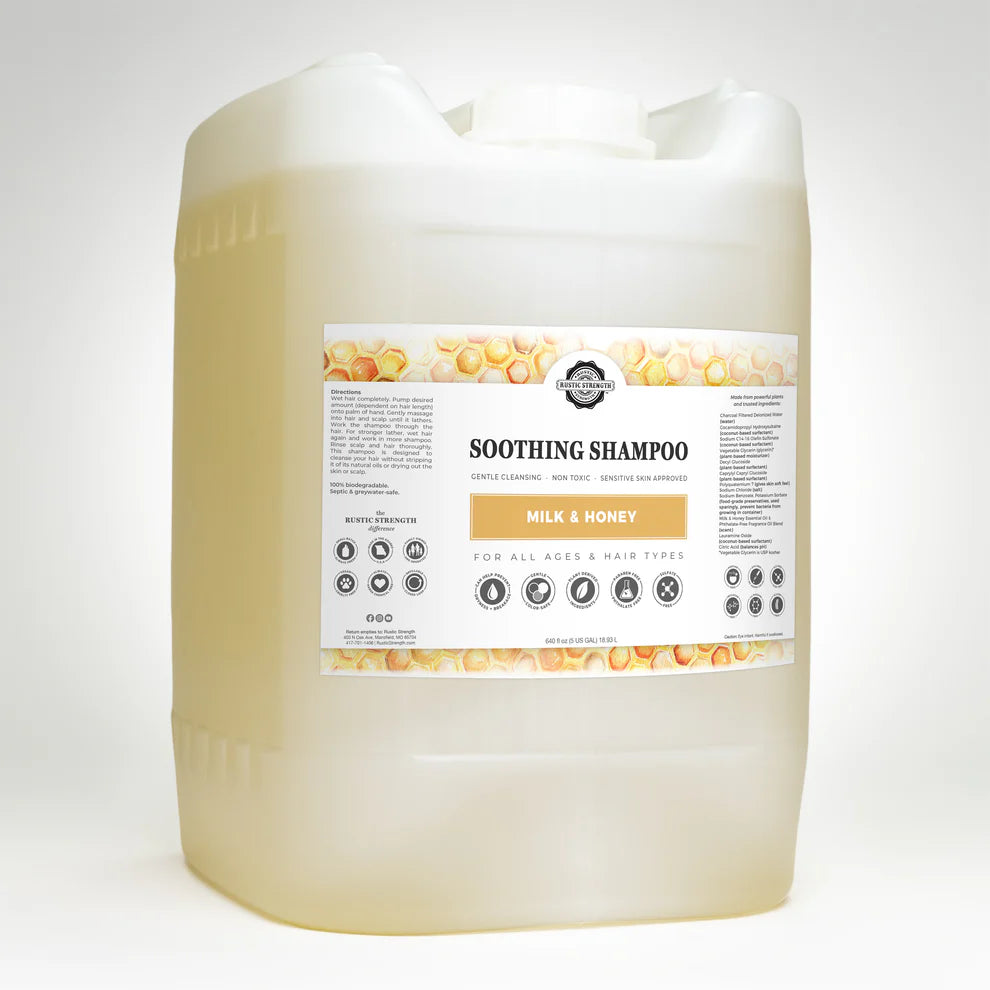Rustic Strength - Milk &amp; Honey Soothing Shampoo By The Ounce