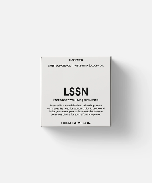 LSSN Face & Body Exfoliating Wash Bar