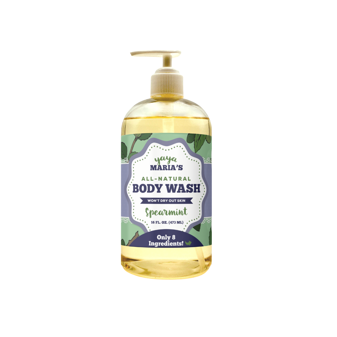 Ya Ya Maria -  Spearmint Body Wash 16oz bottle