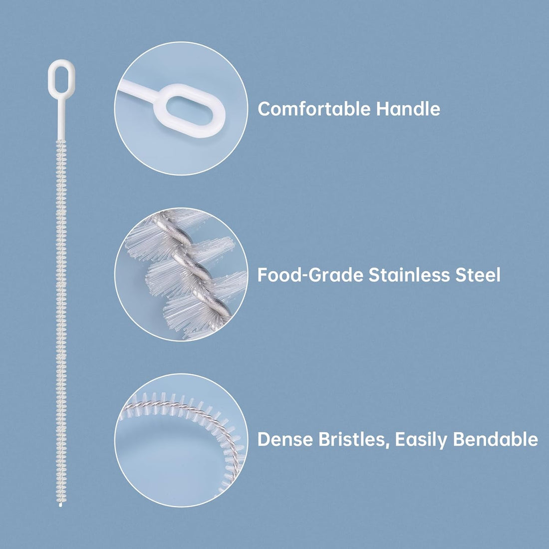 Glass Straw Cleaning Brush
