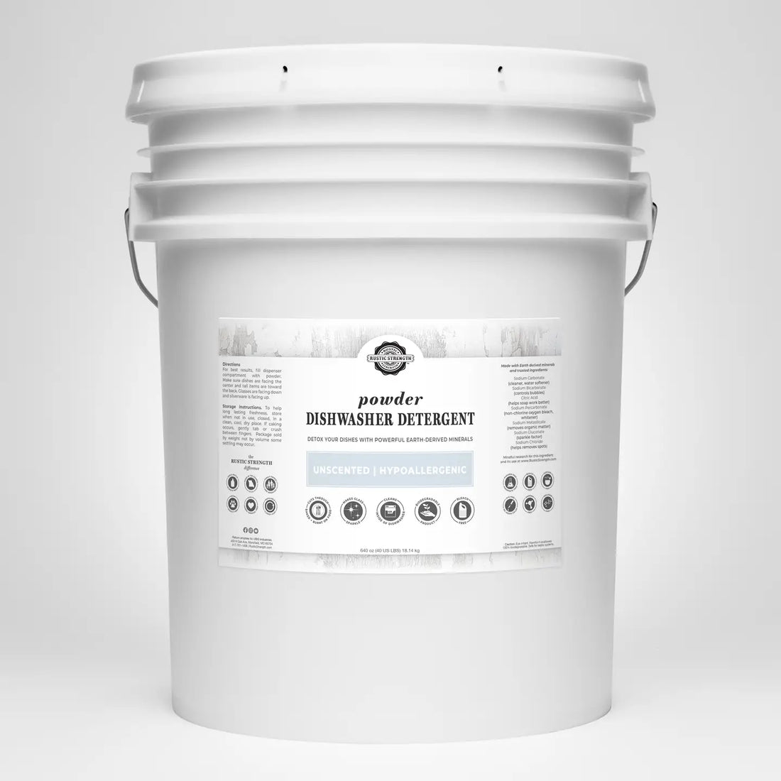 Rustic Strength - Automatic Dishwasher Powder By The Ounce