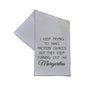 Driftless Studios - Protein Shakes Come Out As Margaritas 16x24 Tea Towel
