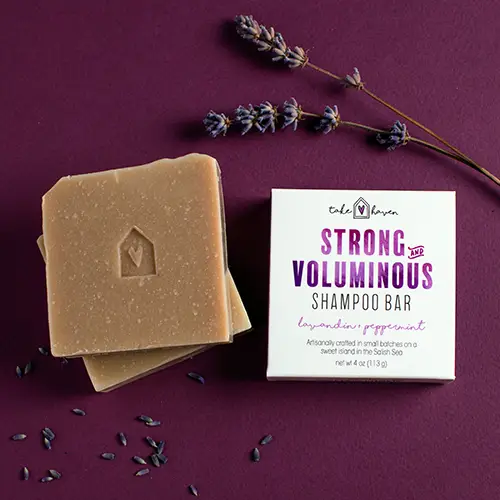 Take Haven - Herbal Shampoo Bar: Strong & Voluminous - 4.0 oz