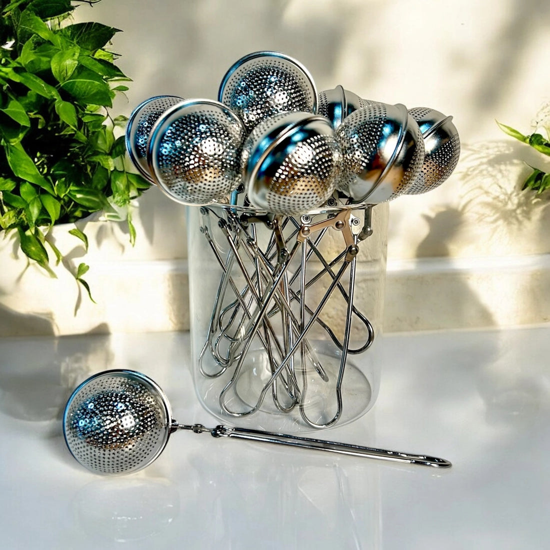 Bamboo Switch - Stainless Steel Tea Strainer | Infuser | Earth Day