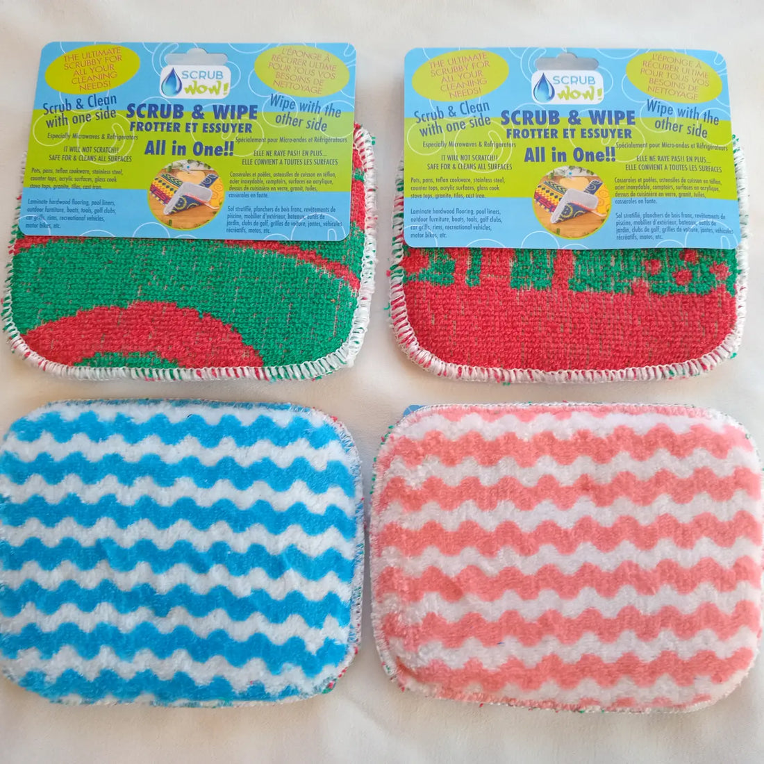 scrub-wow - Scrub &amp; Wipe Plus Sponge